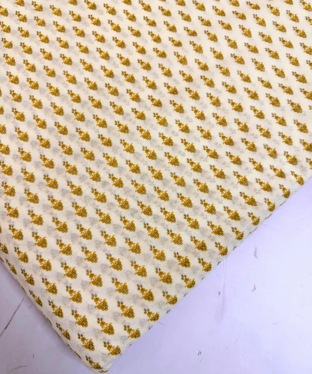 Jaipuri Floral Screen Printed Cotton Fabrics