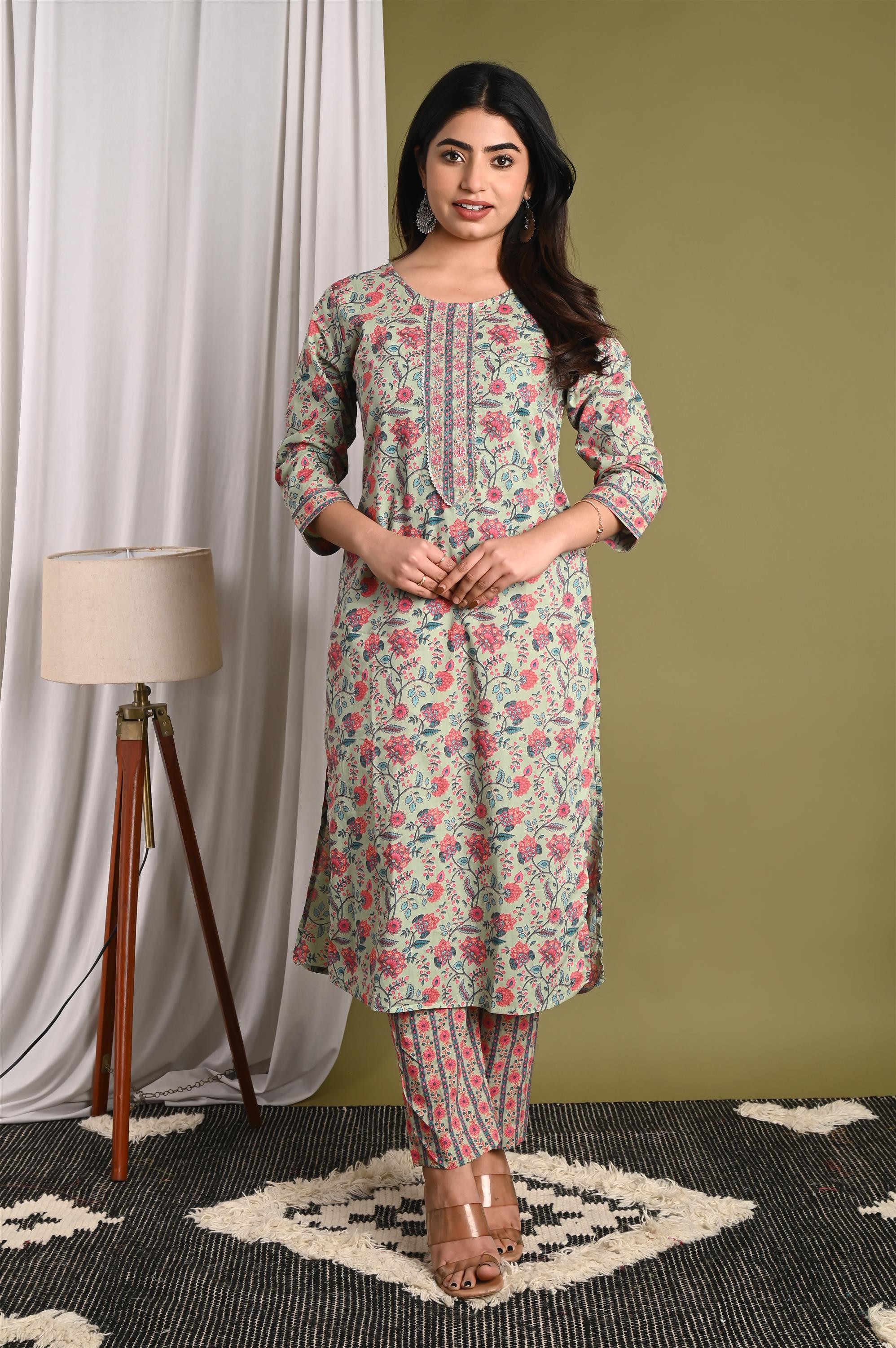 Bright cotton kurtis best sale