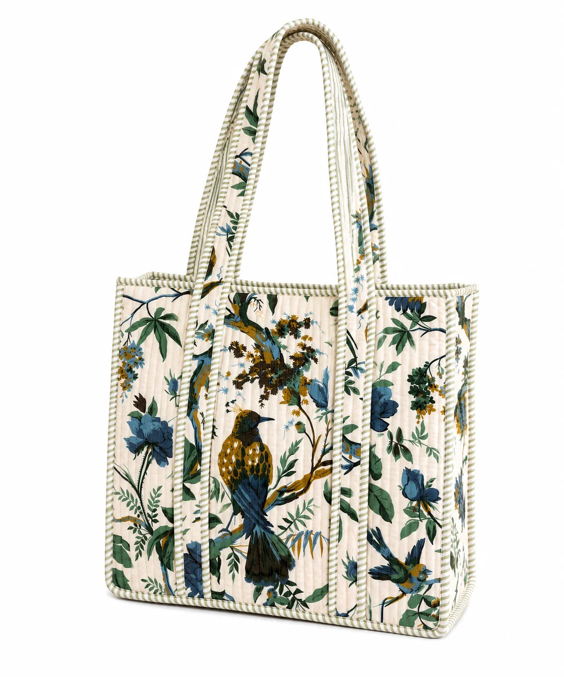 14 Inch Cotton Printed Fabric Tote Bag – Stylish & Spacious Everyday Carry Bag