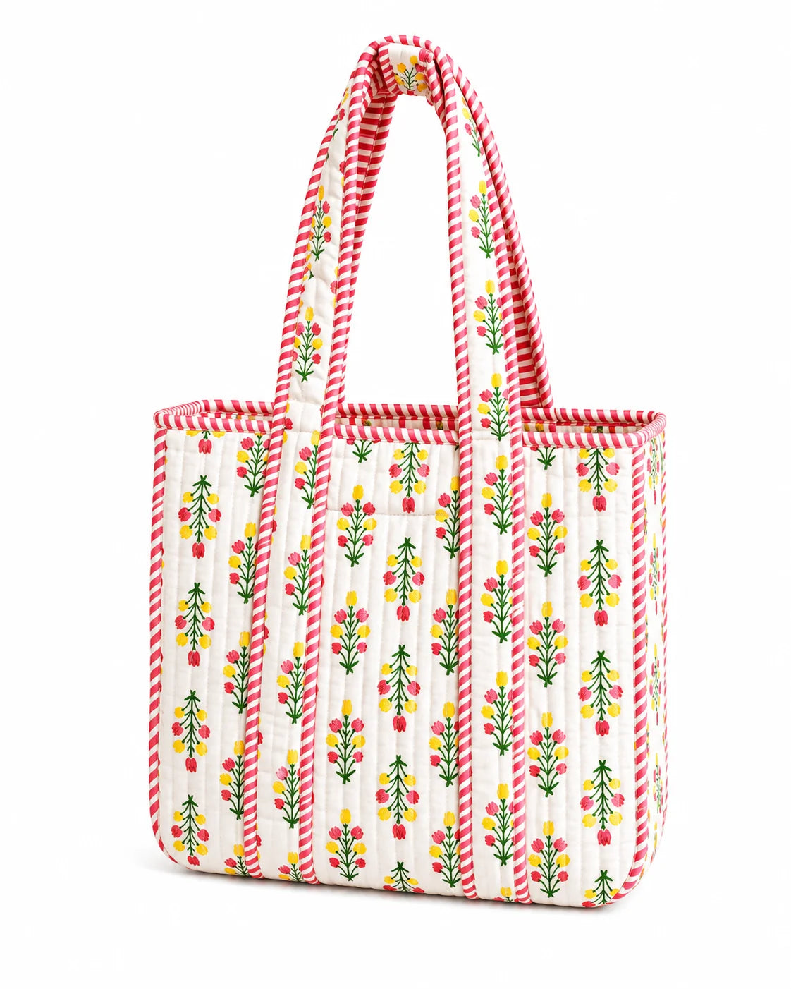 14 Inch Cotton Printed Fabric Tote Bag – Stylish & Spacious Everyday Carry Bag