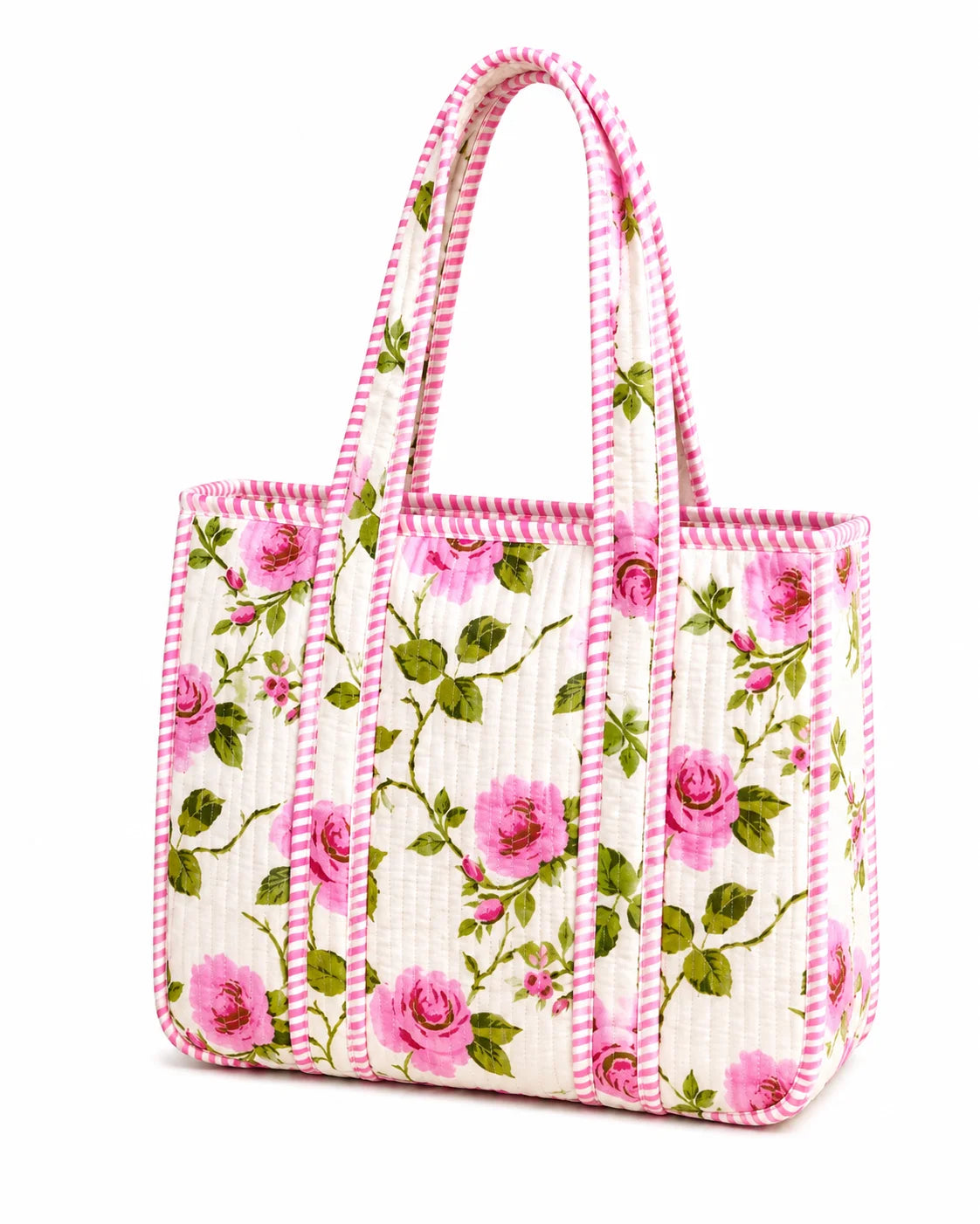 14 Inch Cotton Printed Fabric Tote Bag – Stylish & Spacious Everyday Carry Bag