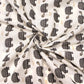 Jaipuri Screen Turtle Grey Kids Animal Printed Pure Cotton fabric