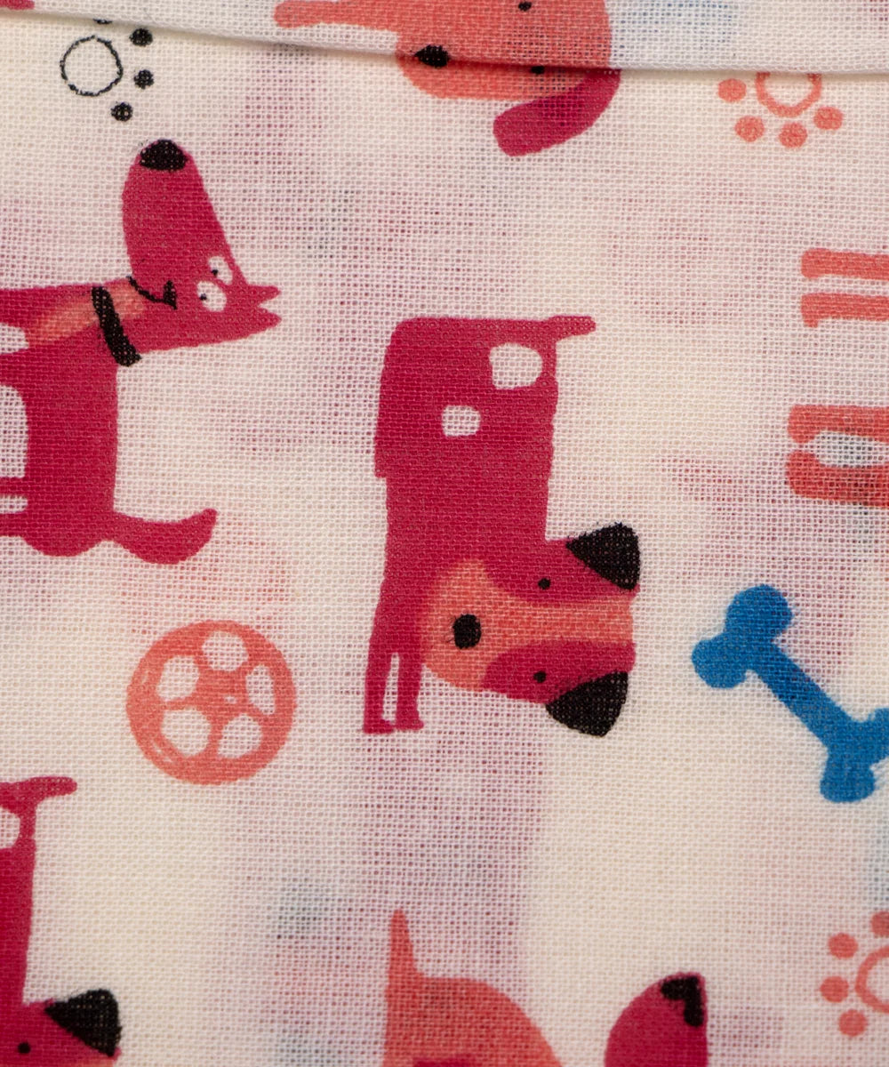 Jaipuri Screen Kids Printed Pure Cotton Fabric