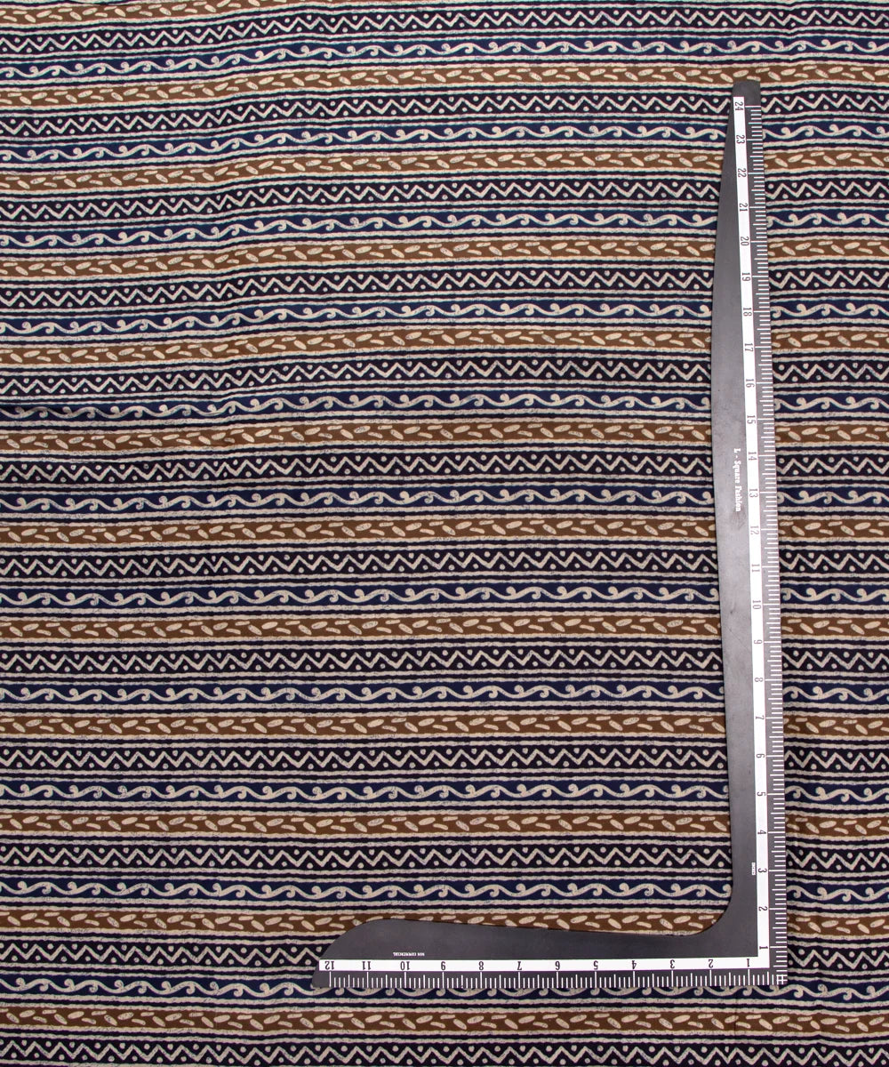 Printed Grey Floral Muslin Fabric Set ( Top and bottom 2.5 meter each )