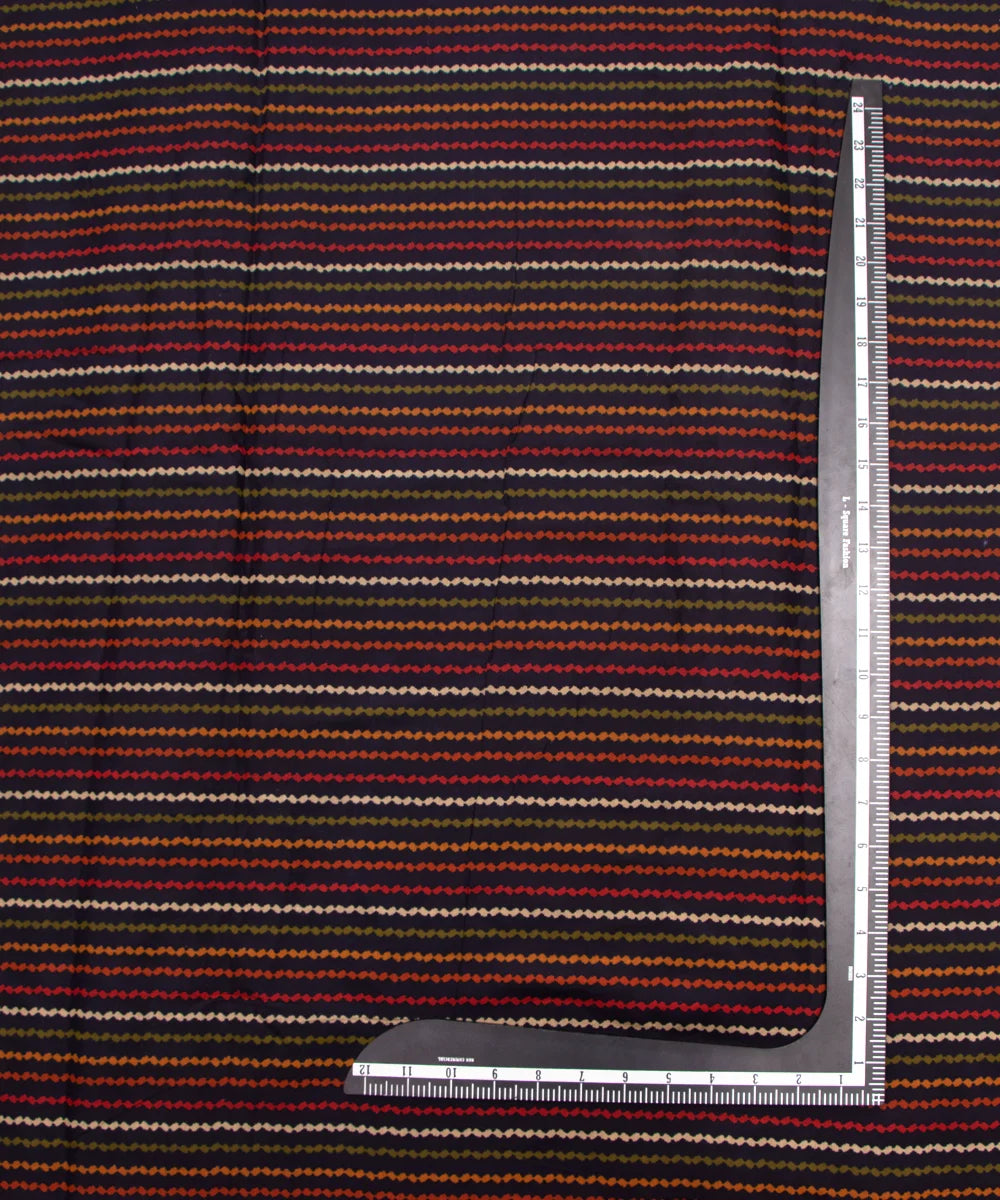 Printed Blue Muslin Fabric Set ( Top and bottom 2.5 meter each )