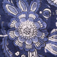 Jaipuri handblock Dark Blue Floral Printed Natural Dye Soft Pure Cotton Fabric