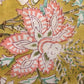 Jaipuri handblock Green Floral Printed Natural Dye Soft Pure Cotton Fabric
