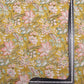 Jaipuri handblock Green Floral Printed Natural Dye Soft Pure Cotton Fabric