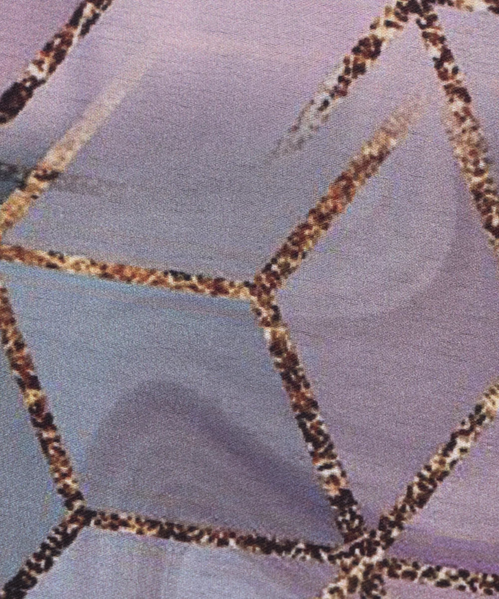 Abstract Printed Digital Floral Print Japan Satin Fabric