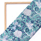 Jaipuri handblock Hippie Blue Color Printed Floral Natural Dye Soft Pure Cotton Fabric