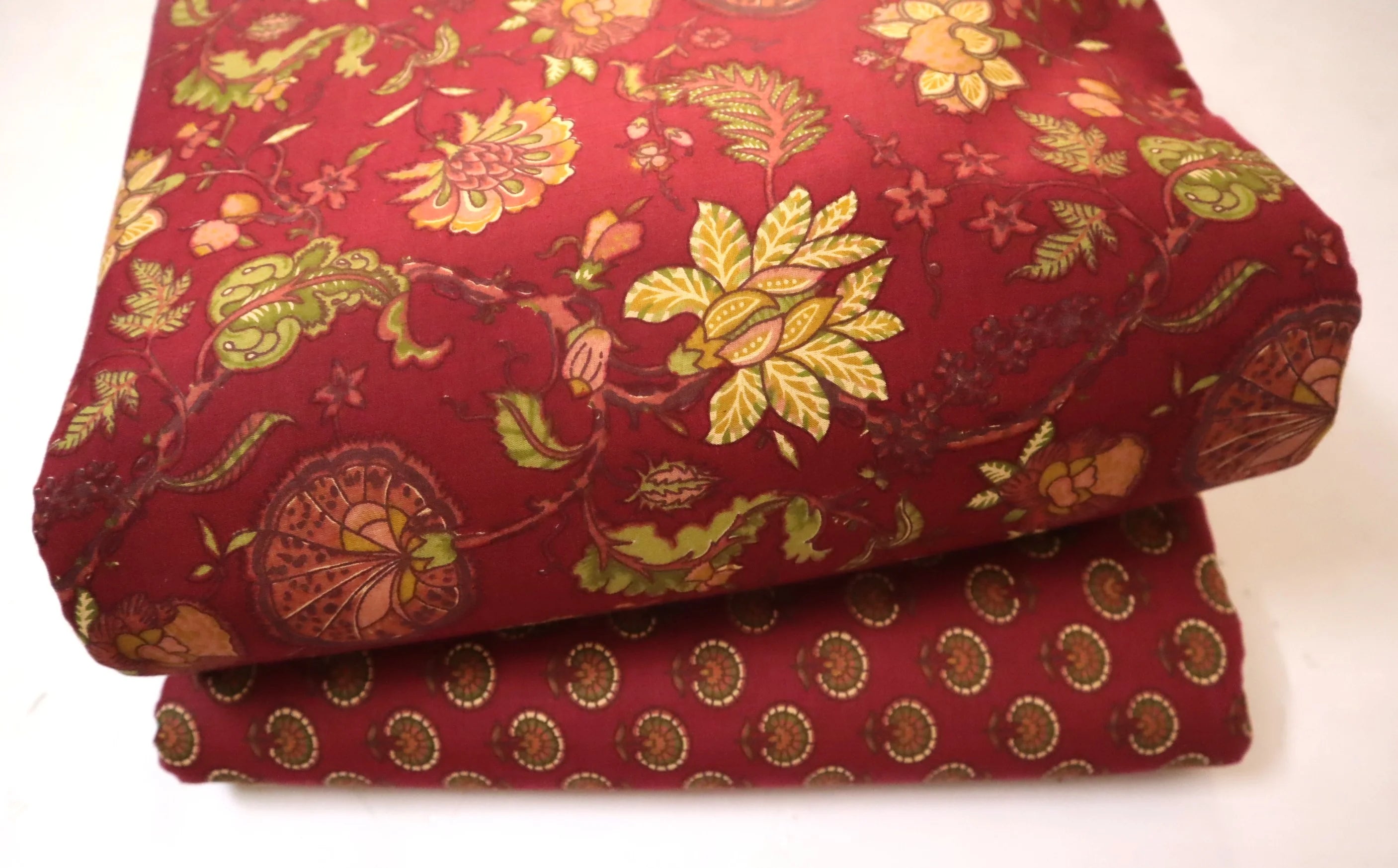 Screen Printed Pure Cotton Fabric Set ( Top and bottom 2.5 meter each )