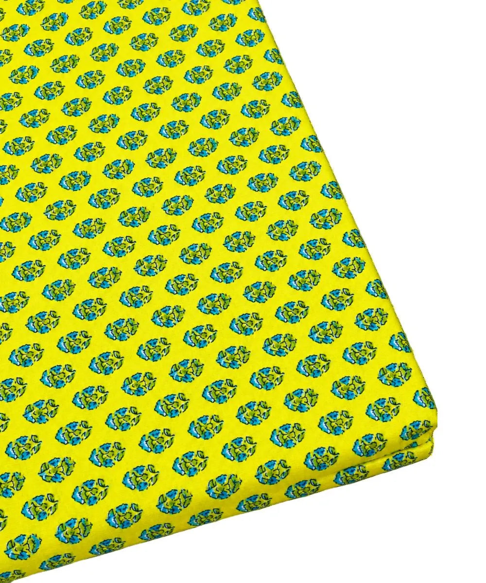 Jaipuri Floral Screen Printed Cotton Fabrics