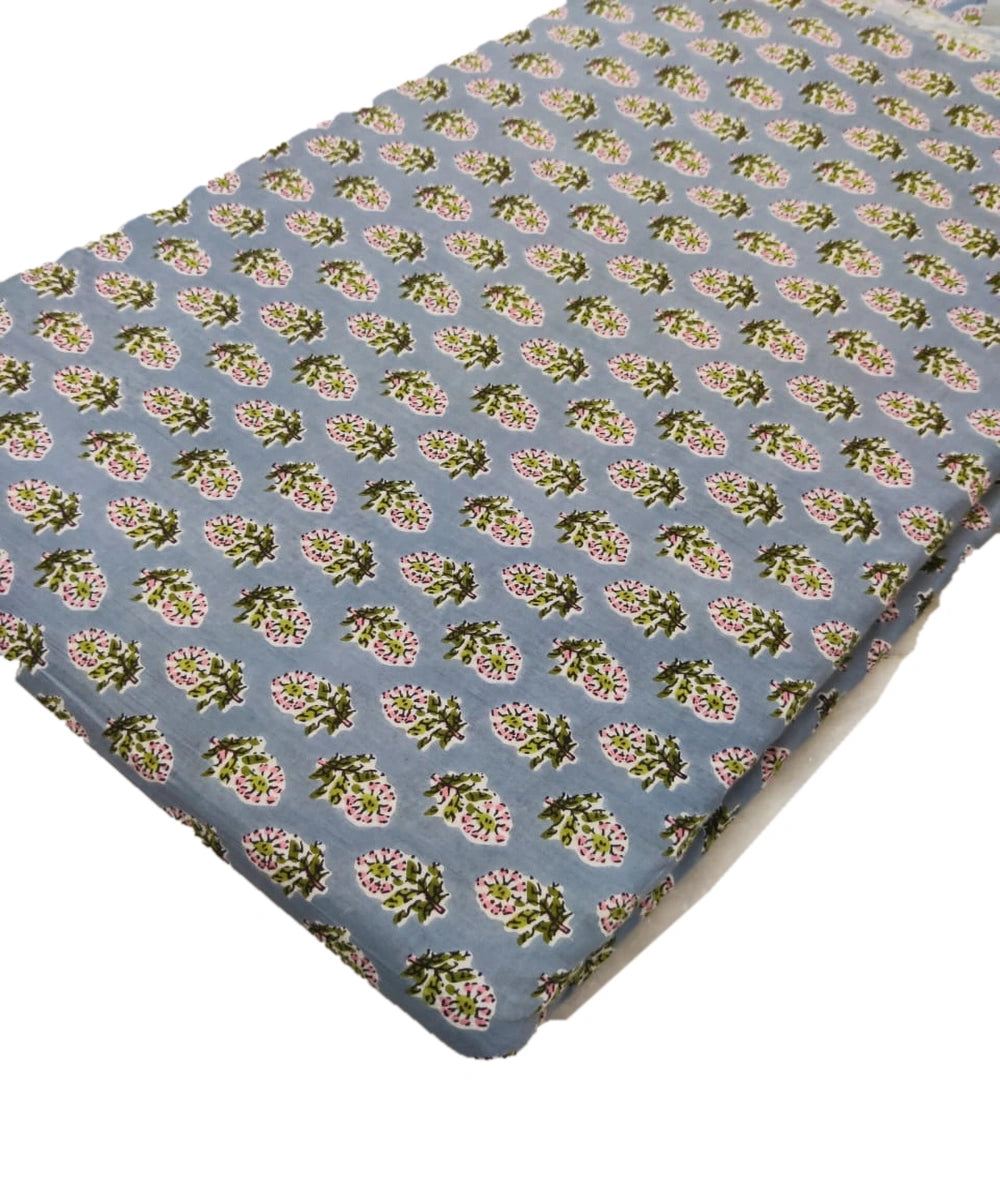 Jaipuri Floral Screen Printed Cotton Fabrics