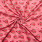 Jaipuri Screen Rose Pink Kids Printed Pure Cotton fabric