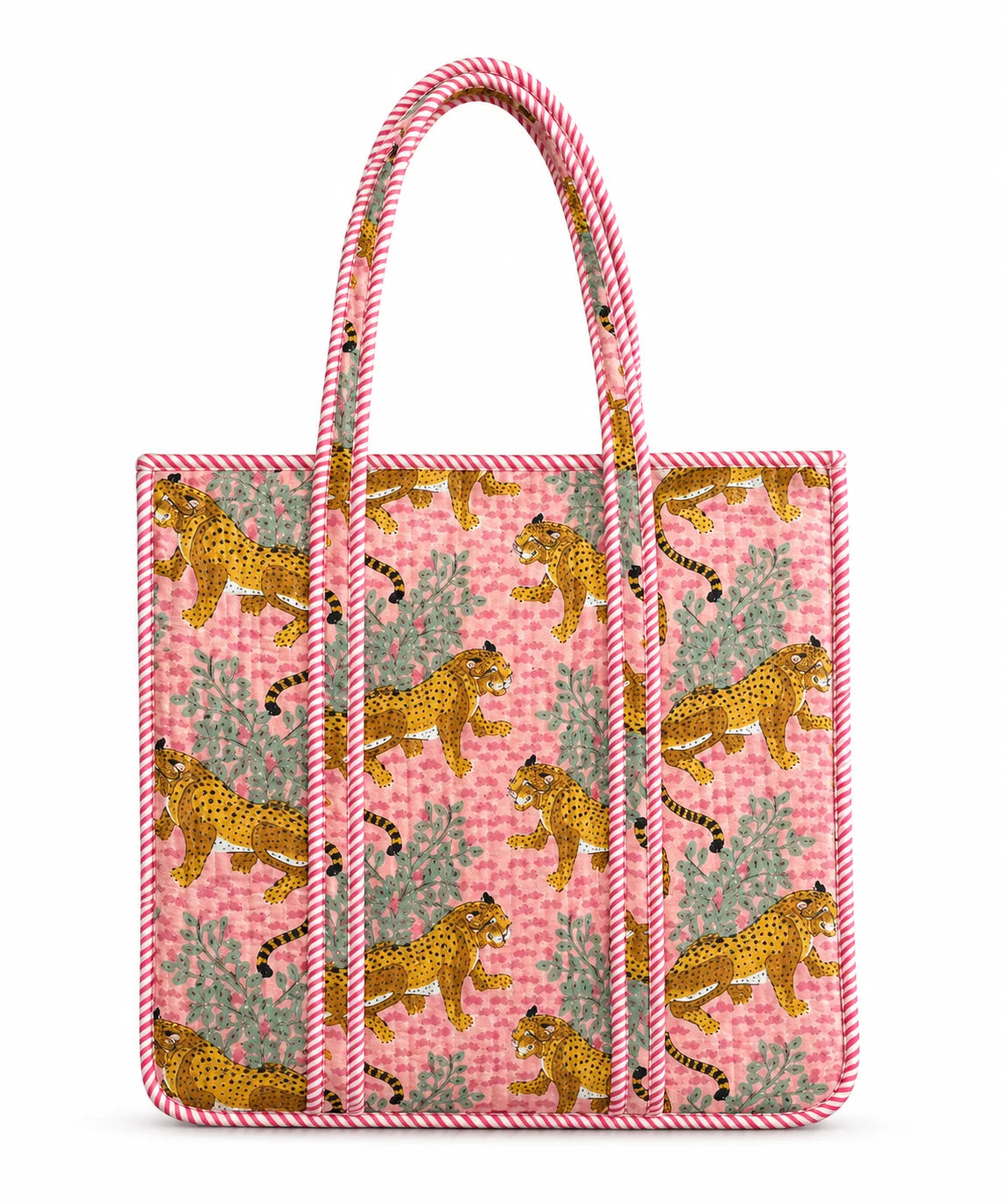 18 Inch Cotton Printed Fabric Tote Bag – Stylish & Spacious Everyday Carry Bag