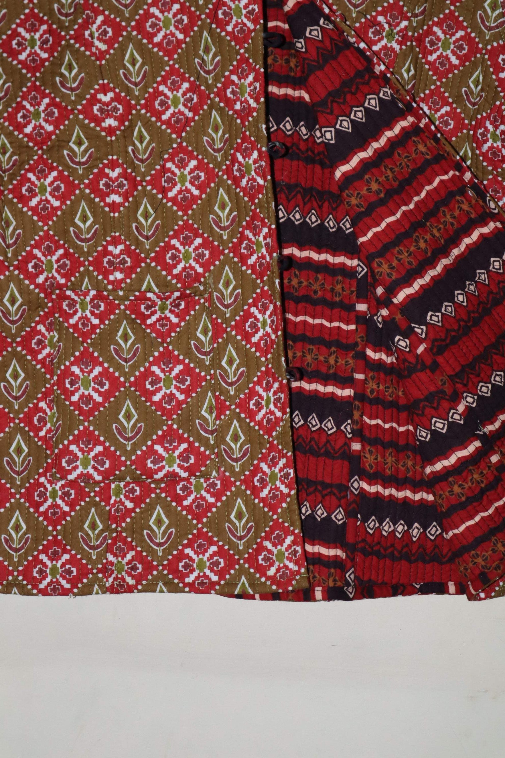 Winter Jaipuri Cotton Quilted Jackets For Women-fabric bazaar-