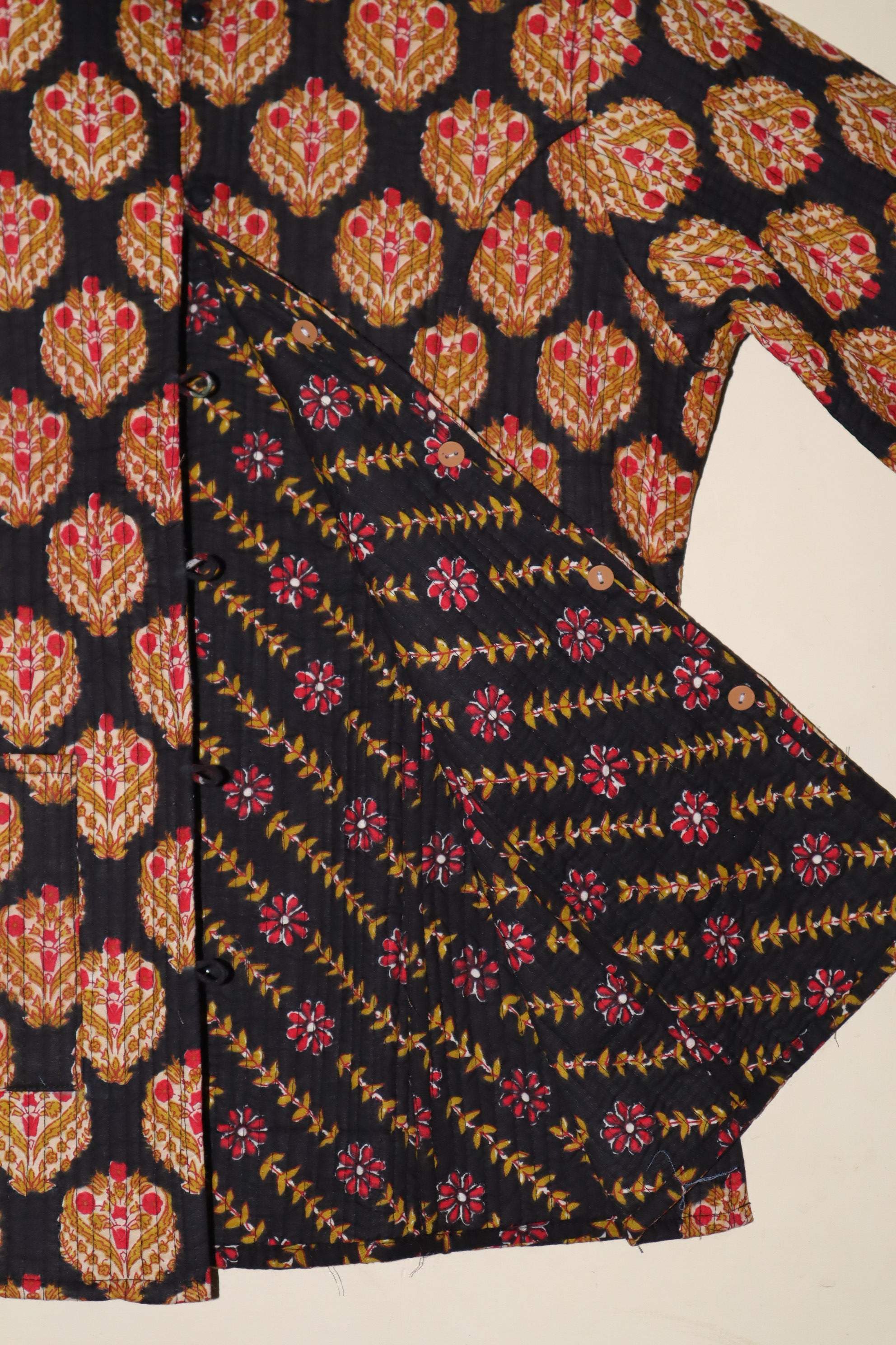 Winter Jaipuri Cotton Quilted Jackets For Women-fabric bazaar-