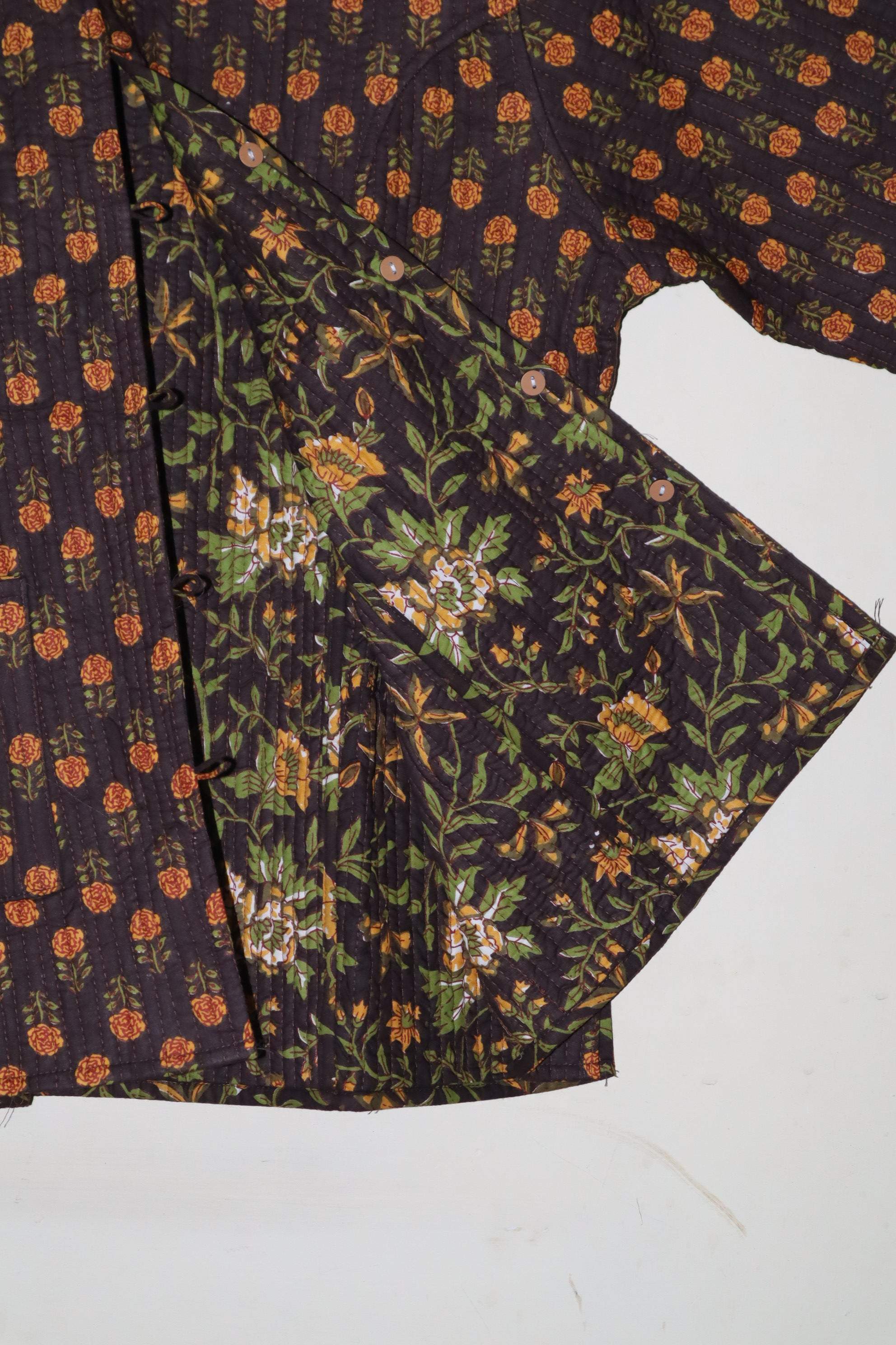 Winter Jaipuri Cotton Quilted Jackets For Women-fabric bazaar-