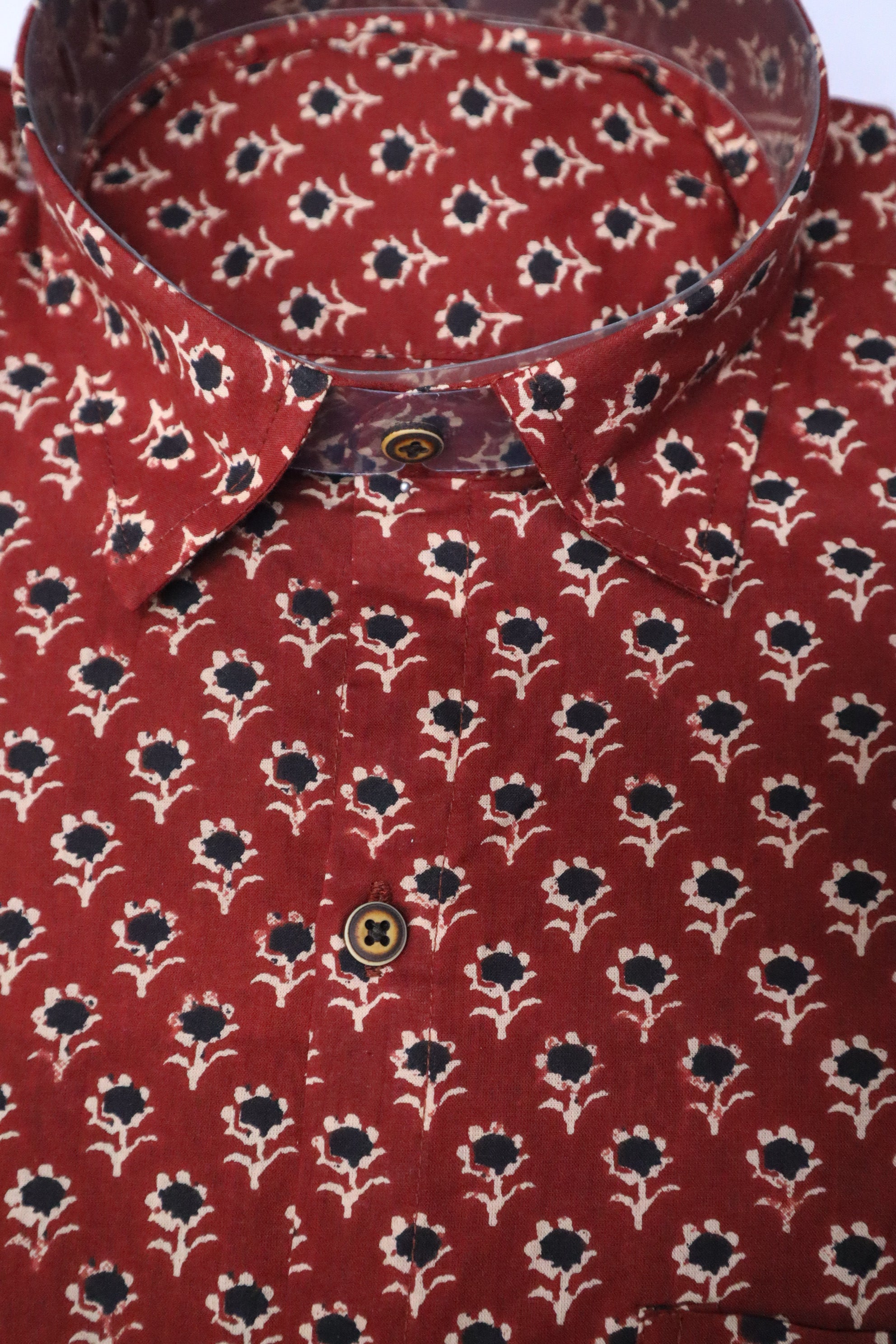 Men's Half Sleeves Cotton Shirt