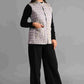 Winter Grey Sleeveless Reversible Jaipuri Cotton Quilted Jackets For Women